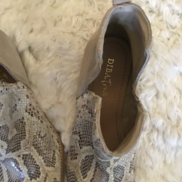 DIBA leather and suede ankle boots size 13 New - Picture 4 of 4